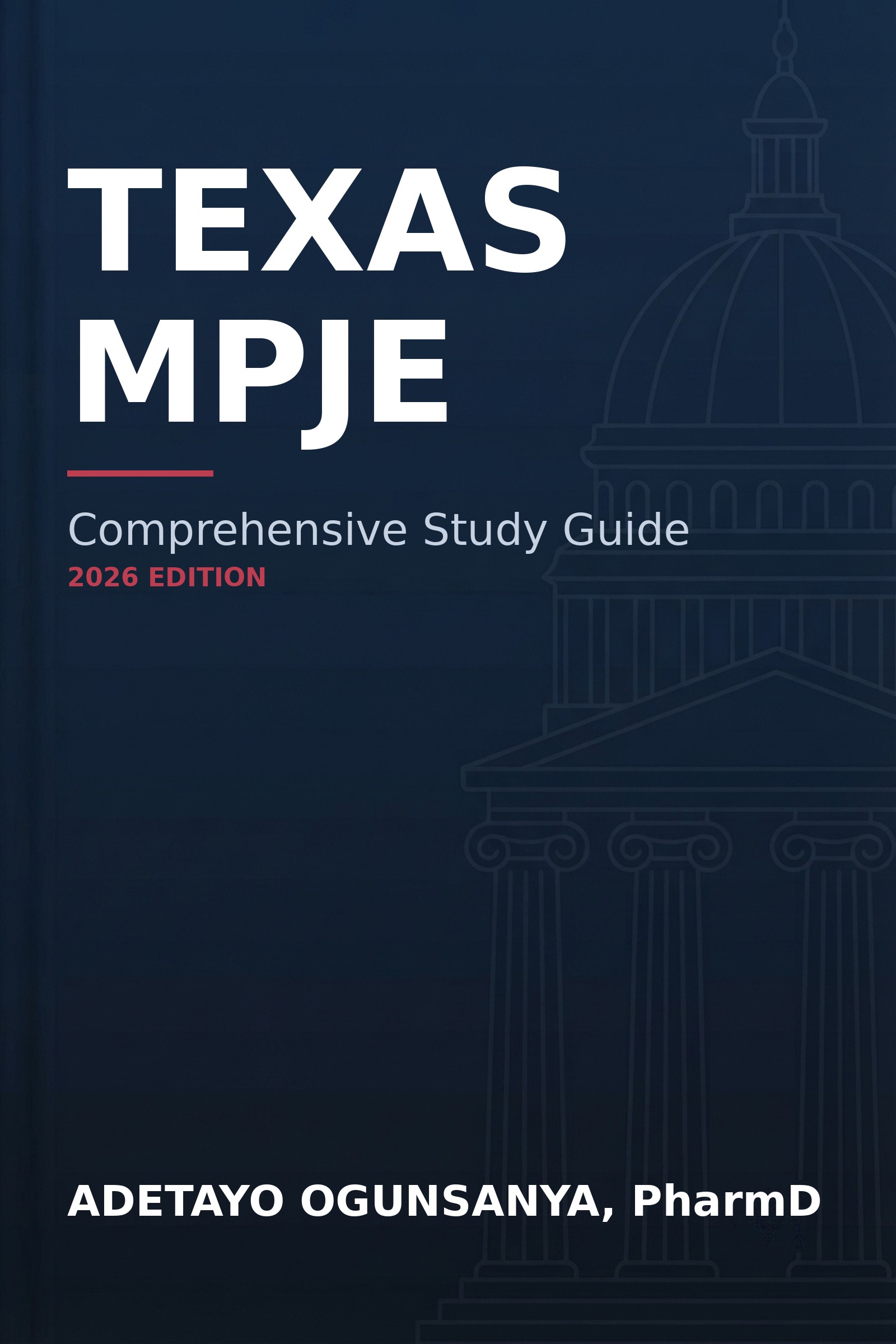 Cover of the Texas MPJE Complete Prep Package